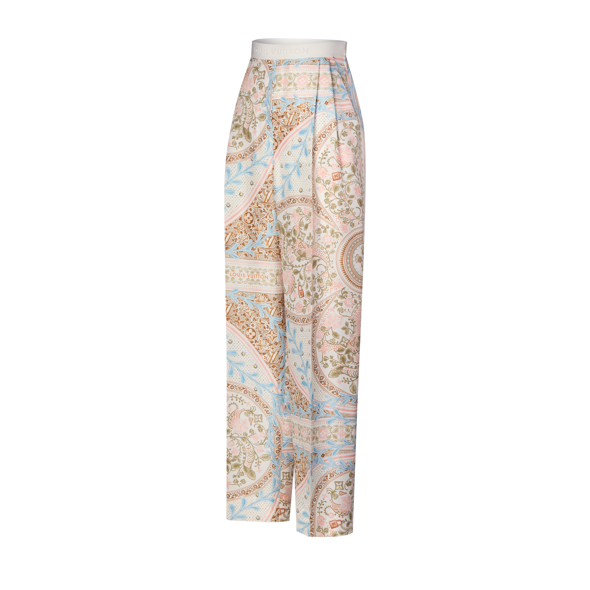 Flower Foulard Wide-Cut Pants - Women - Ready-to-Wear | LOUIS